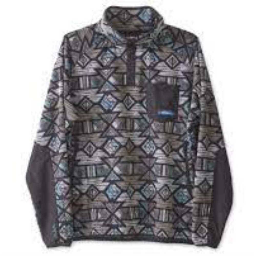 KAVU Teannaway Fleece - Men's/Unisex Medium (NW Basin Pattern)